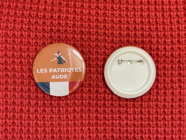 Lot de 8 Badges "Les Patriotes Aude"