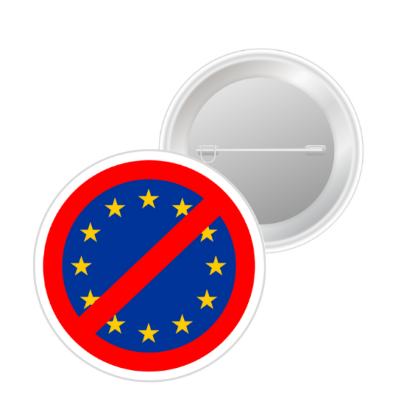 Badge - Non à l'UE