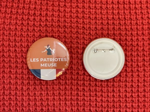 Lot de 8 Badges "Les Patriotes Meuse"