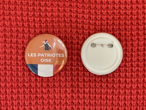 Lot de 8 Badges « Les Patriotes Oise » – Les Patriotes