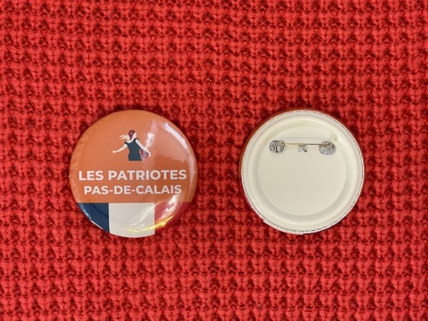 Lot de 8 Badges "Les Patriotes Pas-de-Calais"