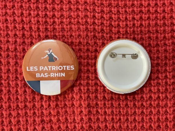 Lot de 8 Badges "Les Patriotes Bas-Rhin"