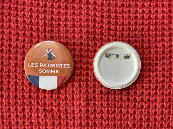 Lot de 8 Badges "Les Patriotes Somme"