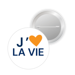 1 Badge - J'aime la vie