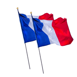 2 Drapeaux Français - Fabrication française