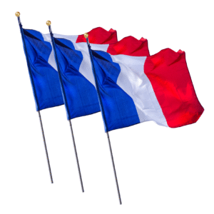 3 Drapeaux Français - Fabrication française