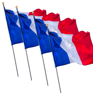 4 Drapeaux Français - Fabrication française