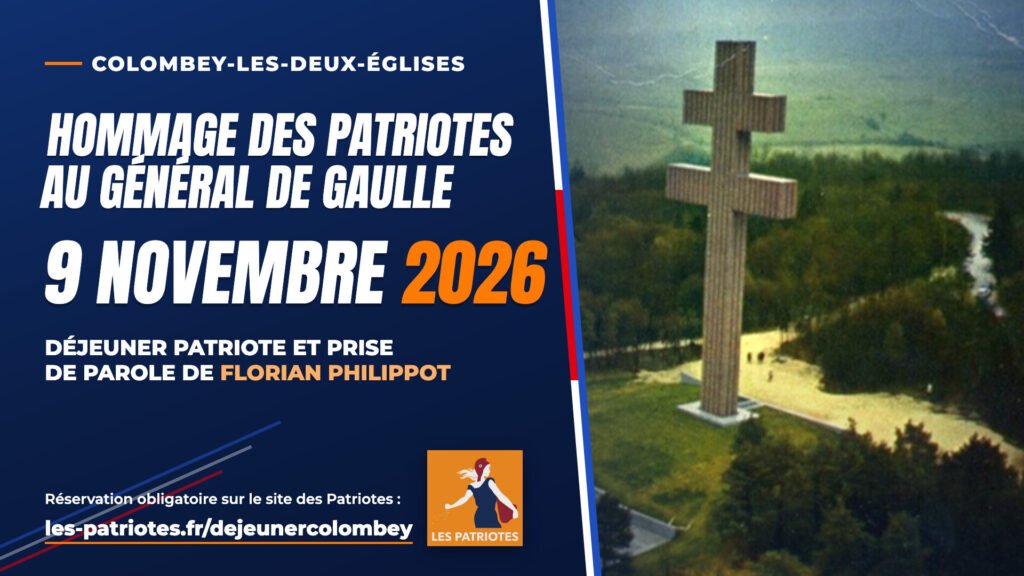 Colombey-les-Deux-Églises, hommage des Patriotes au Général de Gaulle, 9 novembre 2026