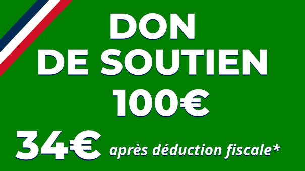 Don de soutien 100 €