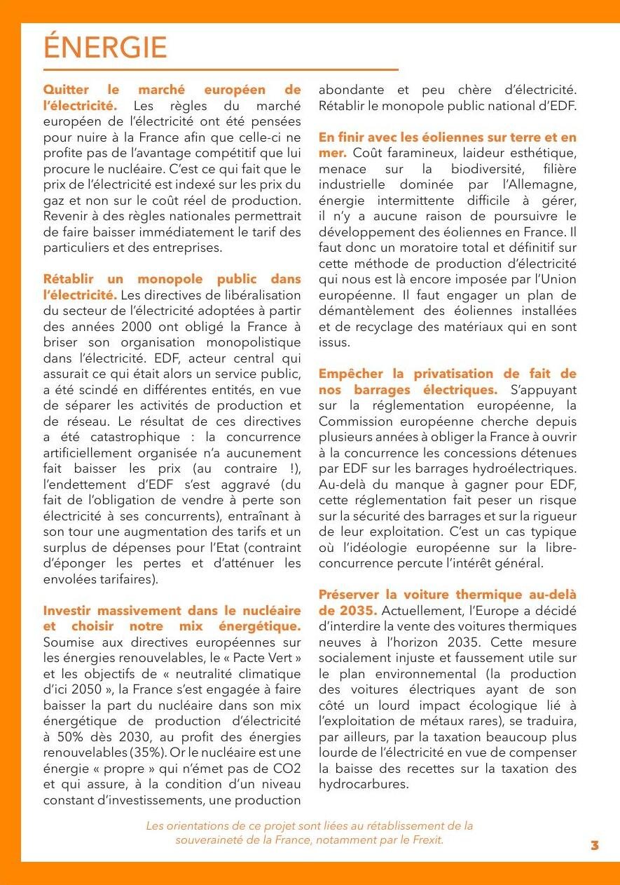 Projet pour la France, page 4