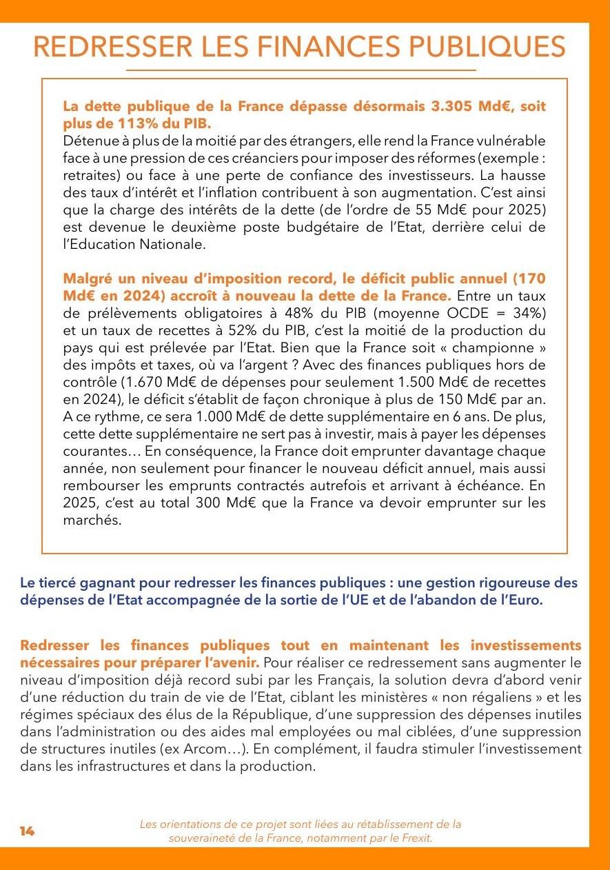 Projet pour la France, page 15