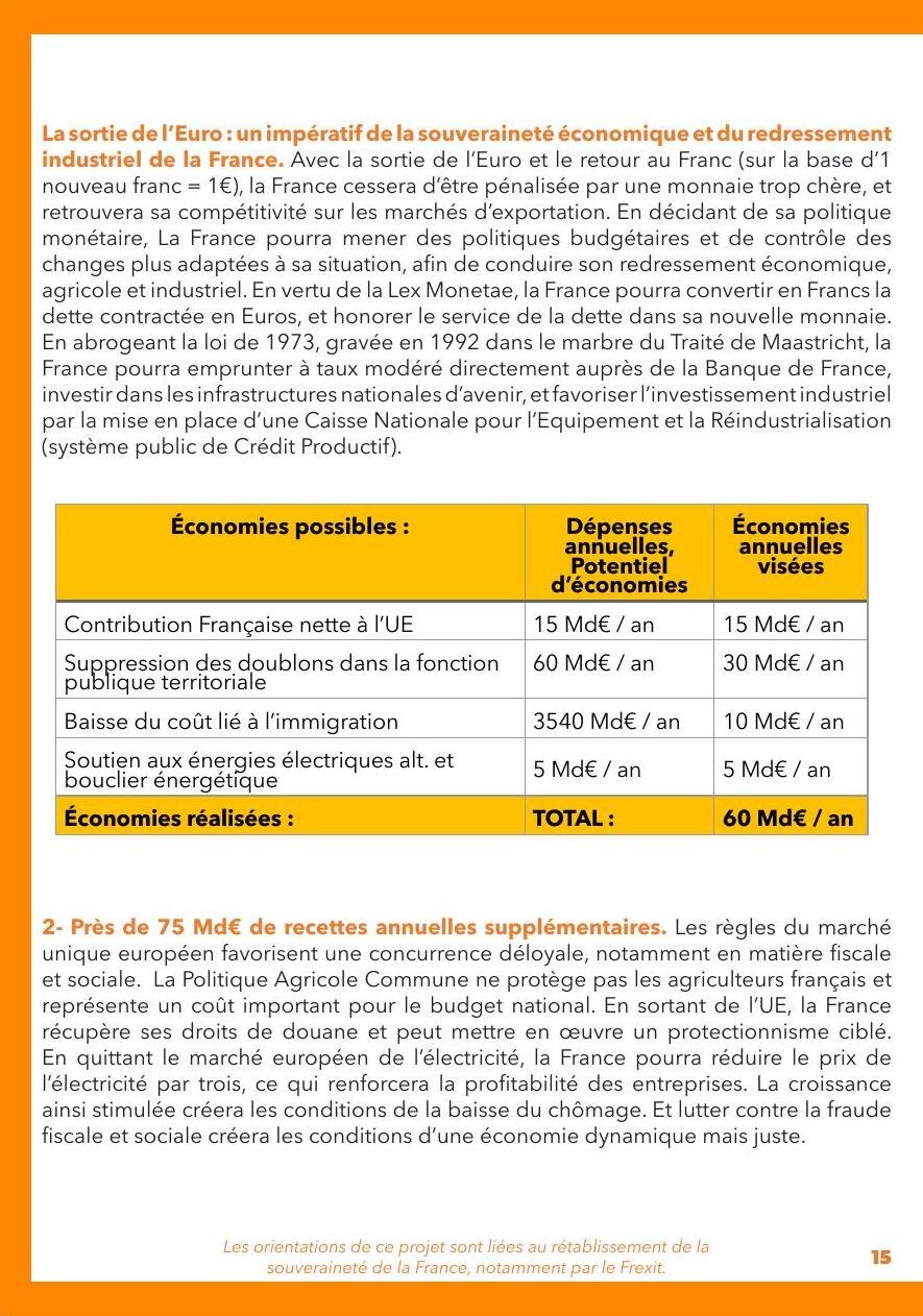 Projet pour la France, page 16