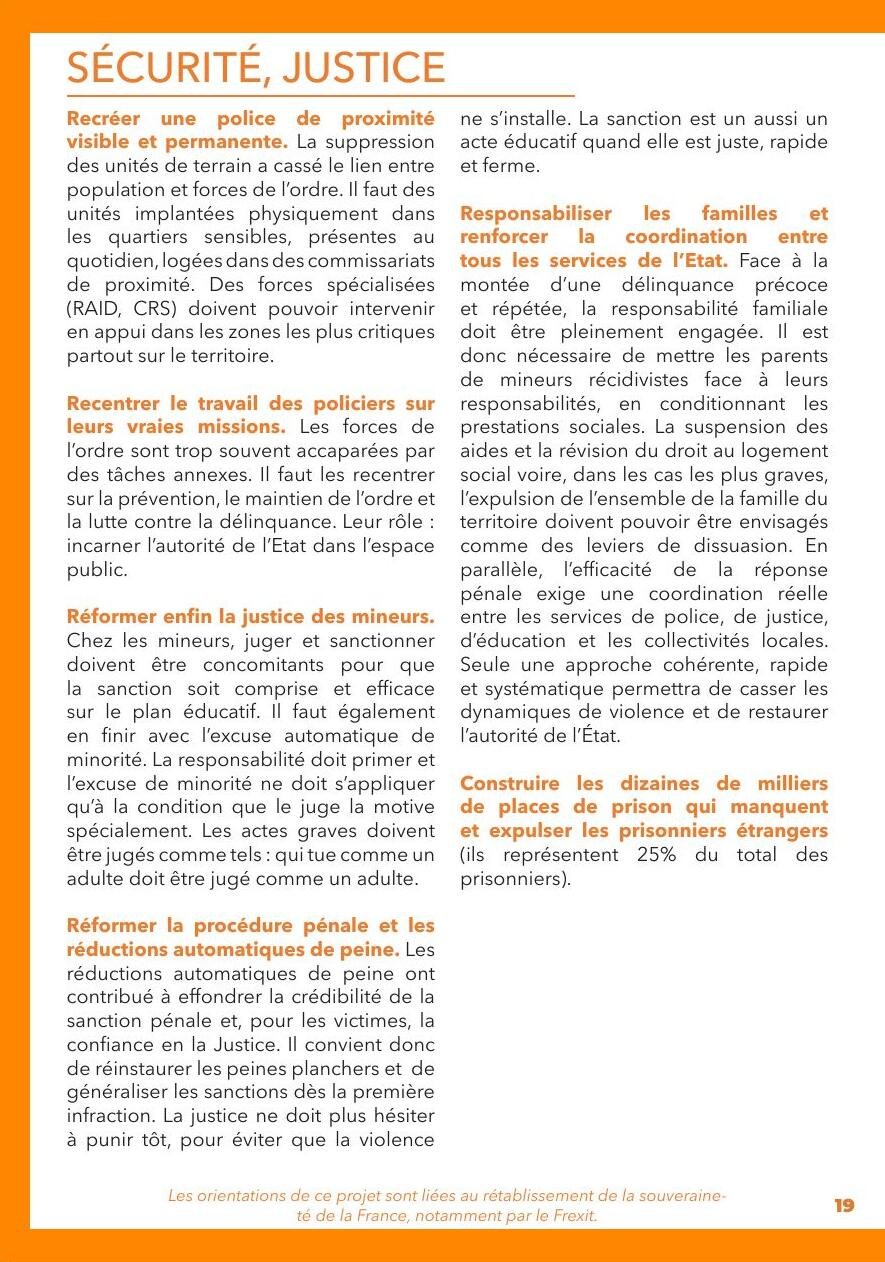 Projet pour la France, page 20