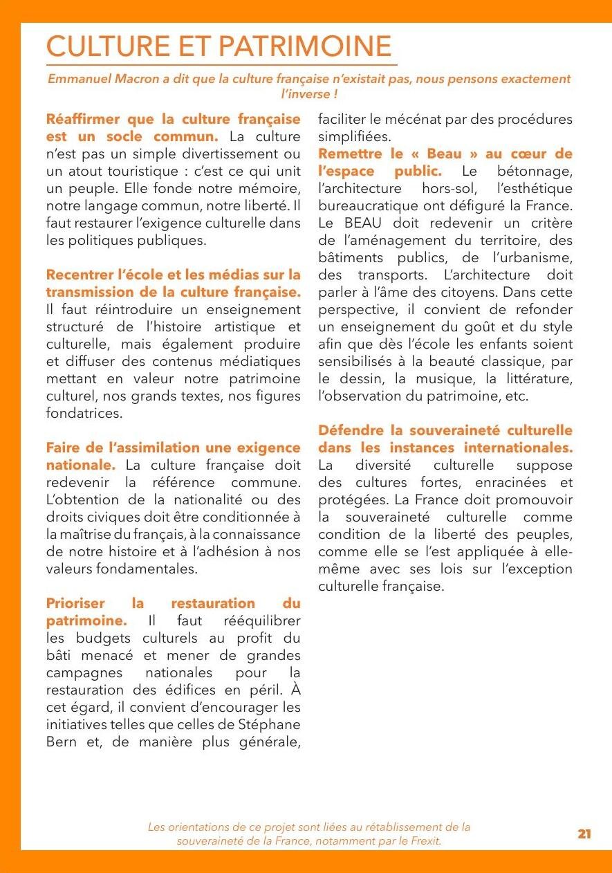 Projet pour la France, page 22
